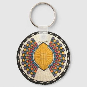 Porte-clés Hopi Snake Motif Vintage Amérindien