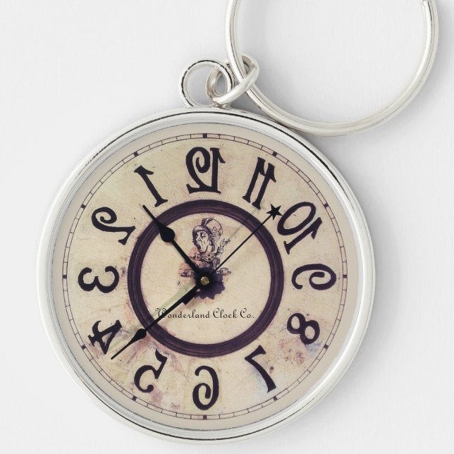 Porte-clés Horloge curieuse 1 (Devant)