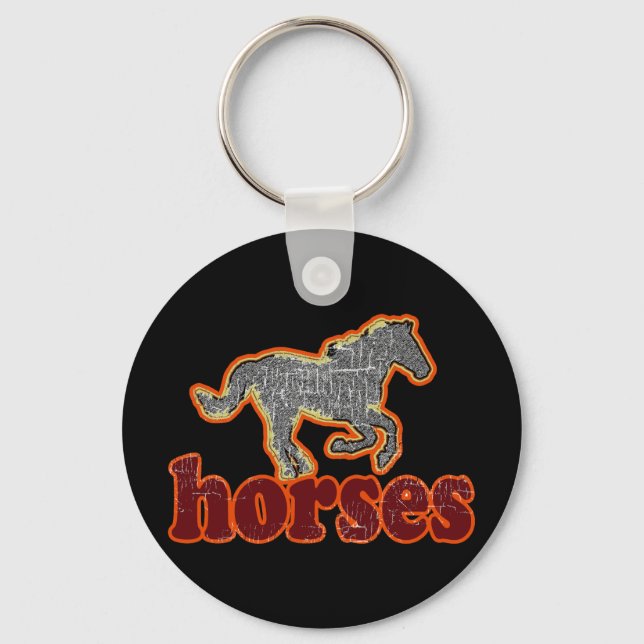Porte-clés horses (Recto)
