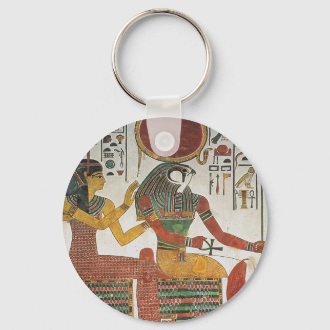Porte-clés Horus égyptien antique (Recto)