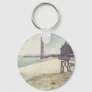 Porte-clés Hospice et phare de Honfleur par Georges Seurat