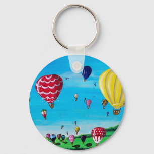 Porte-clés Hot Air Balloons