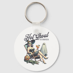 Porte-clés Hot Ghoul été Éffrayant Boo Beach Halloween été