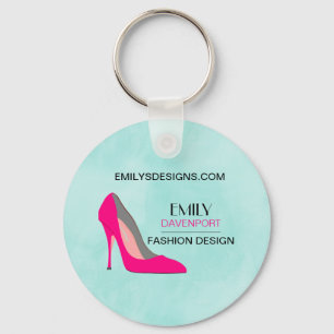 Porte-clés Hot Pink Stiletto High Heel Shoe Chic Business