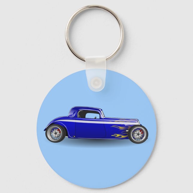 Porte-clés Hotrod inflammable (Recto)