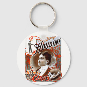 Porte-clés Houdini - roi des cartes
