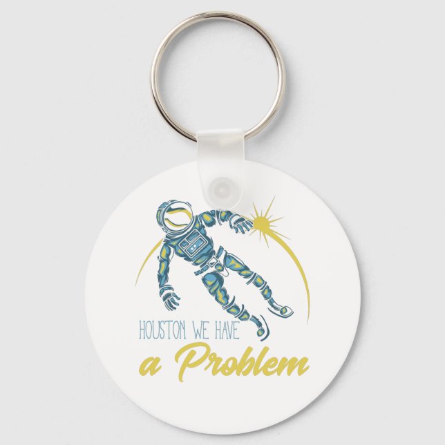 Porte-clés Houston Nous Avons Un Problème (Recto)