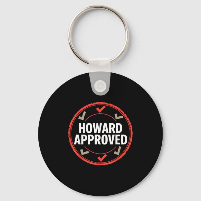 Porte-clés Howard a approuvé  (Recto)