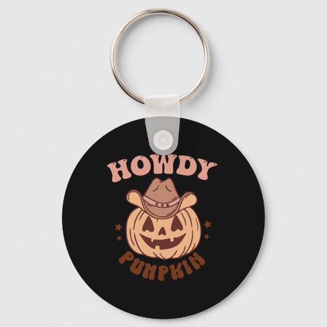 Porte-clés Howdy Citrouille (Recto)