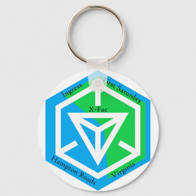 Porte-clés HR VA X-Fac porte - clé circulaire (Recto)