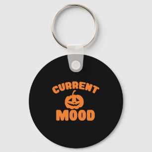 Porte-clés Humeur actuelle humeur drôle citrouille halloween