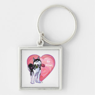 Porte-clés Husky Valentine's Day