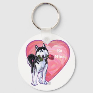 Porte-clés Husky Valentine's Day