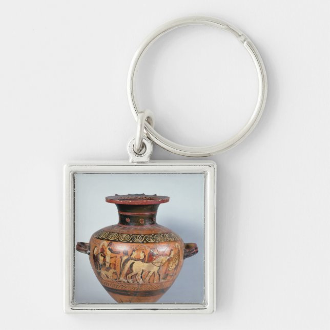 Porte-clés Hydre dépeignant le départ d'un guerrier (Devant)