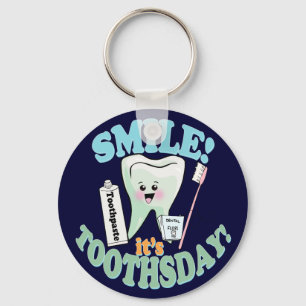 Porte-clés Hygiéniste dentaire drôle de dentiste