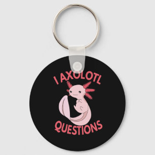 Porte-clés I Axolotl Questions Amusant Pastel Kawaii Axolotl