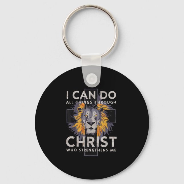 Porte-clés I Can Do All Things Through Christ  (Recto)