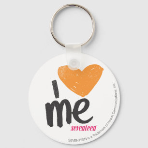 Porte-clés I coeur j'orange