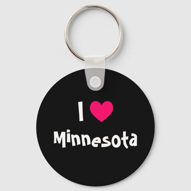 Porte-clés I Coeur Minnesota (Recto)