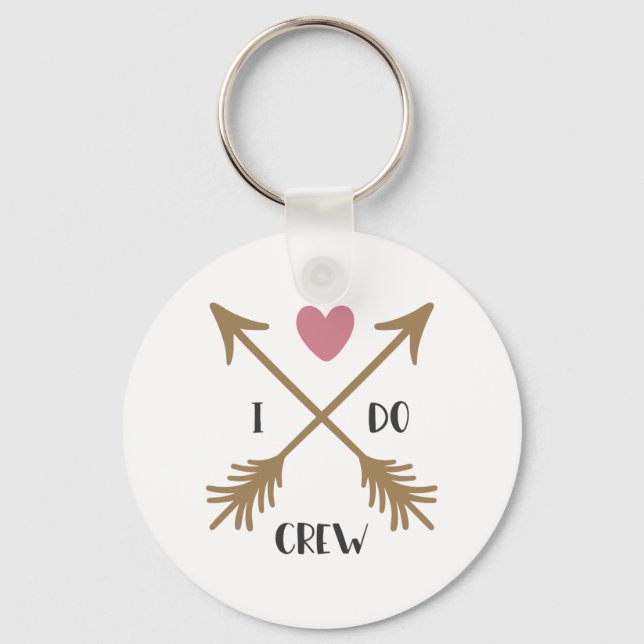 Porte-clés I DO CREW Mariage Proposition (Recto)
