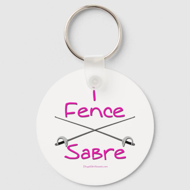 Porte-clés i Fence Saber (PINK) (Recto)