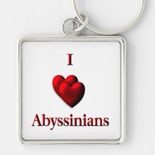 Porte-clés I Heart Abyssinias