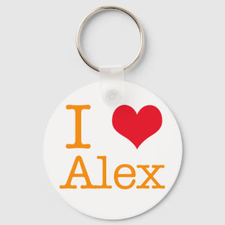 Porte-clés I Heart Alex