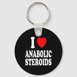 Porte-clés I Heart (amour) Anabolic Stéroïdes Bodybuilding We