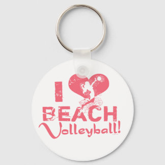 Porte-clés I Heart Beach Volleyball