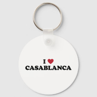 Porte-clés I Heart Casablanca Maroc