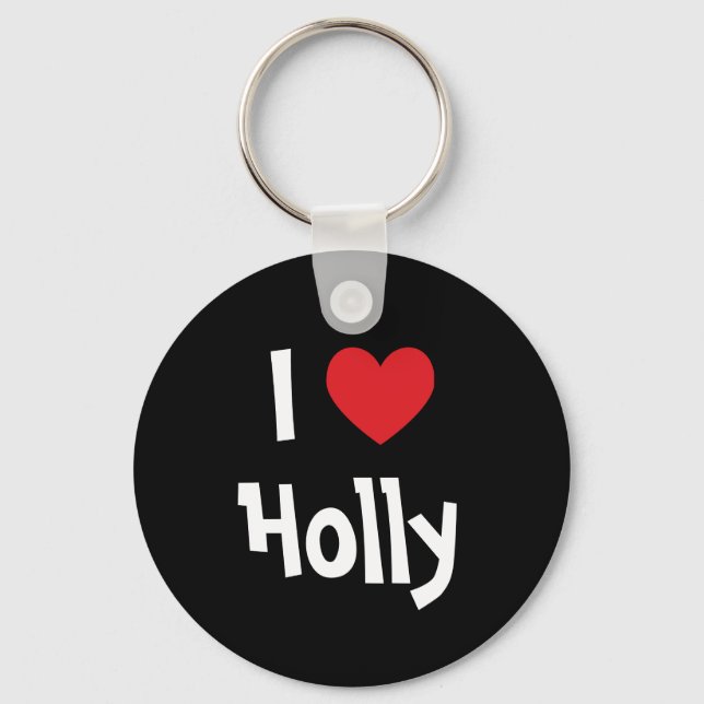 Porte-clés I Heart Holly (Recto)