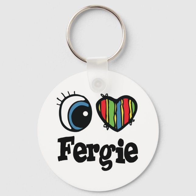 Porte-clés I Heart (Love) Fergie (Recto)