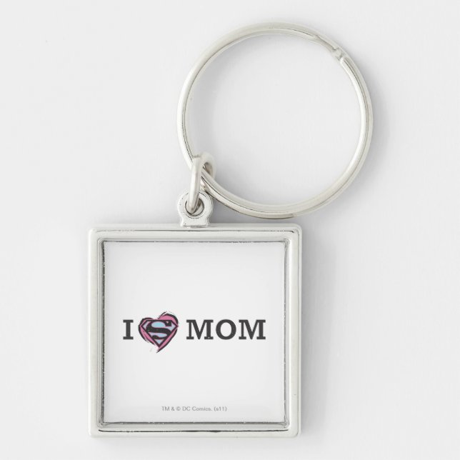 Porte-clés I Heart Maman (Devant)