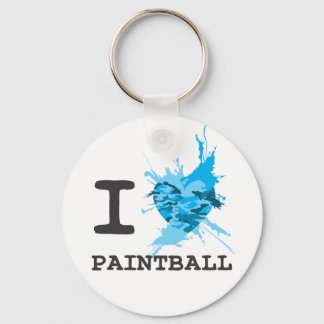 Porte-clés I Heart Paintball
