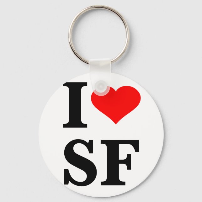 Porte-clés I Heart San Francisco (Recto)