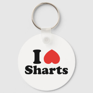 Porte-clés I Heart Sharts