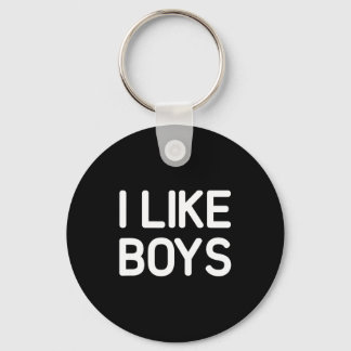 Porte-clés I Like Boys Funny Jokes Sarcastic