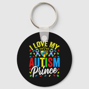 Porte-clés I Losm My Autism Prince - Soutien Autiste Autisme