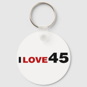 Porte-clés I Love 45 Porte - clé