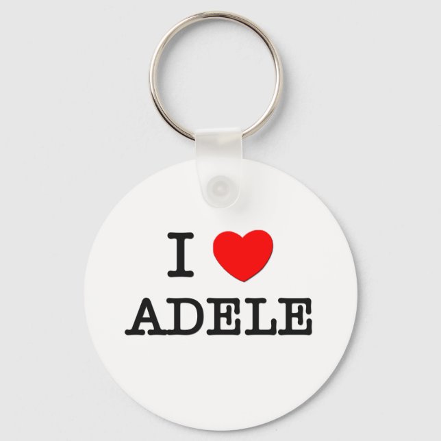 Porte-clés I Love Adele (Recto)
