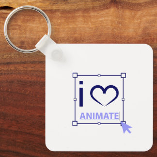 Porte-clés I Love Animate