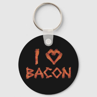 Porte-clés I Love Bacon