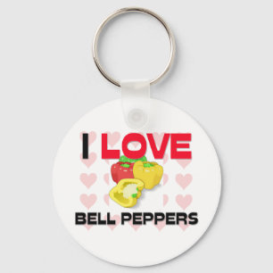 Porte-clés I Love Bell Peppers