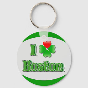 Porte-clés i Love Boston - Clover