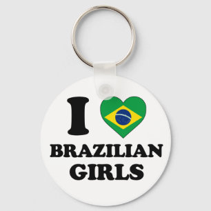 Porte-clés I love Brazilian girl