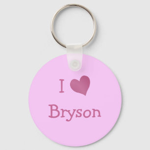 Porte-clés I Love Bryson