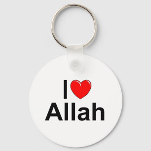 Porte-clés I Love (Coeur) Allah