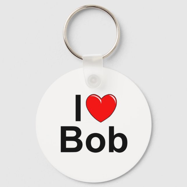 Porte-clés I Love (Coeur) Bob (Recto)