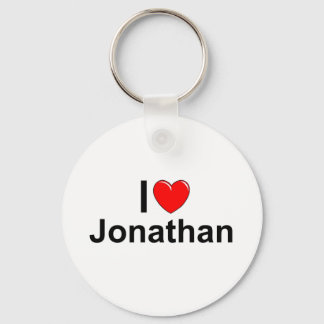 Porte-clés I Love (Coeur) Jonathan