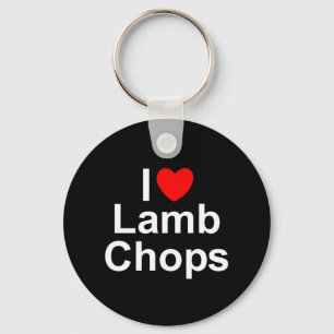 Porte-clés I Love (Coeur) Lamb Chops